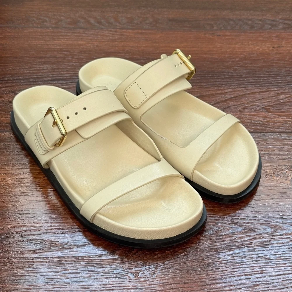 A.Emery Prince Sandals in Eggshell 38 - Picture 3 of 6